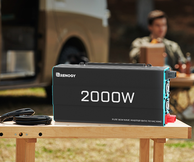 Renogy 2000W 12V Pure Sine Wave Inverter Renogy Solar